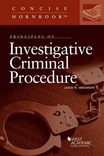 Principles of Investigative Criminal Procedure.