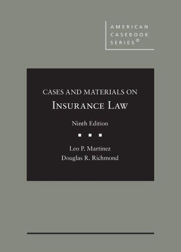 Cases and Materials on Insurance Law.