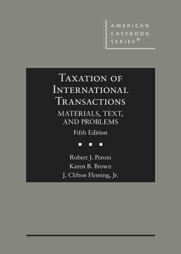 Taxation of International Transactions