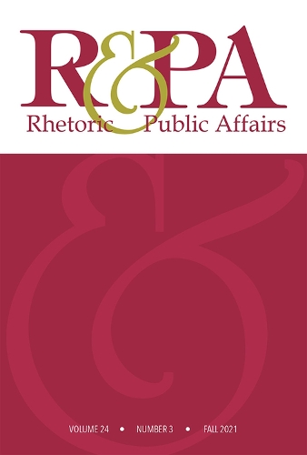Rhetoric & Public Affairs 24, no. 3