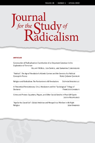 Journal for the Study of Radicalism 16, no. 1