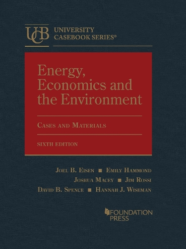 Energy, Economics and the Environment.