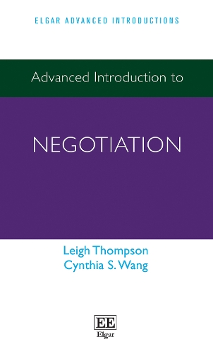 Advanced Introduction to Negotiation.