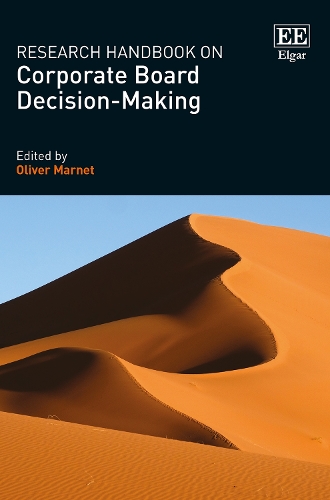 Research Handbook on Corporate Board Decision-Making.