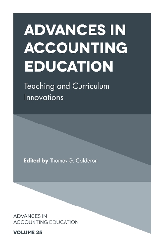 Advances in Accounting Education. Volume 25