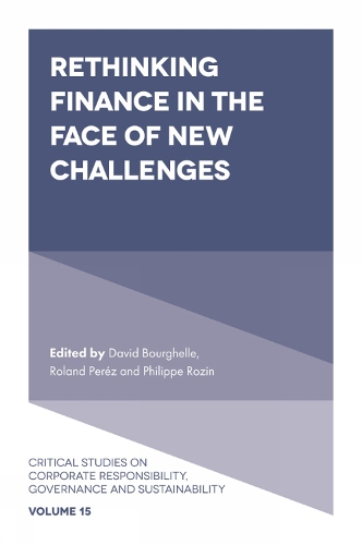 Rethinking Finance in the Face of New Challenges.