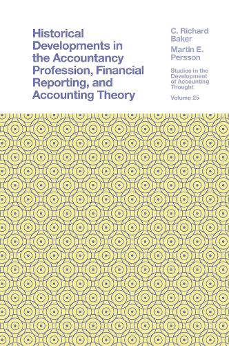 Historical Developments in the Accountancy Profession, Financial Reporting, and Accounting Theory.