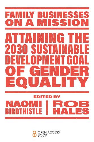 Attaining the 2030 Sustainable Development Goal of Gender Equality.