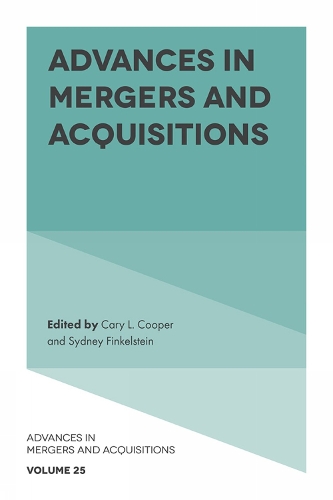 Advances in Mergers and Acquisitions.