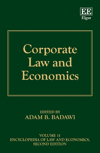 Corporate Law and Economics.