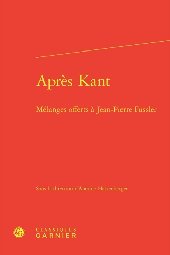 Après Kant
