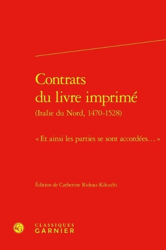 Contrats du livre imprimé (Italie du Nord, 1470-1528)