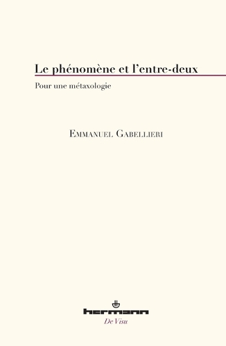 L'entre-deux: Pour une métaxologie.
