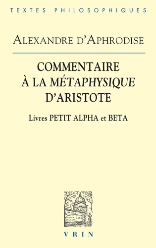 Commentaire à la Métaphysique d'Aristote.