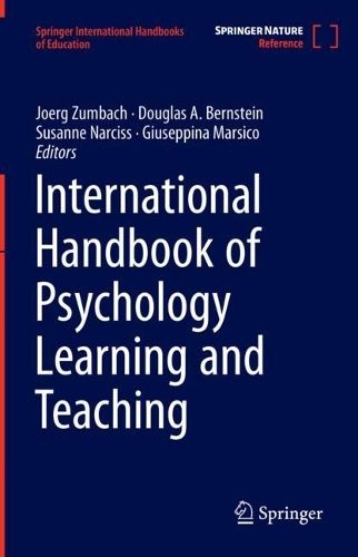 International Handbook of Psychology Learning and Teaching.