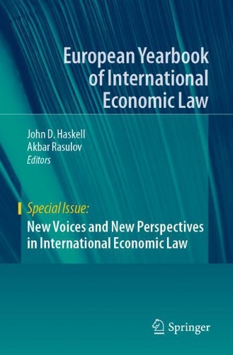 New Voices and New Perspectives in International Economic Law. 2020 ed.