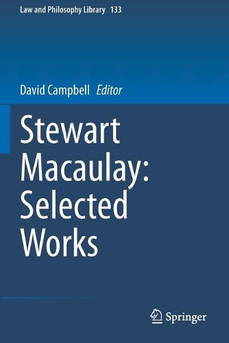 Stewart Macaulay: Selected Works. 2020 ed.