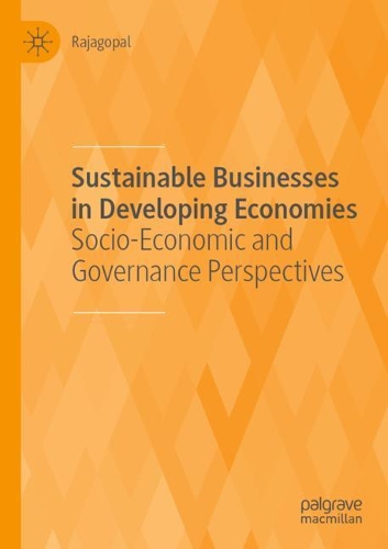 Sustainable Businesses in Developing Economies: Socio-Economic and Governance Perspectives. 2021 ed.