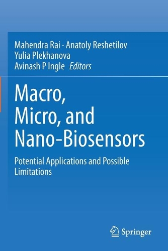 Macro, Micro, and Nano-Biosensors: Potential Applications and Possible Limitations. 2021 ed.