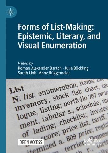 Forms of List-Making