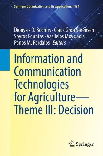 Information and Communication Technologies for Agriculture-Theme III: Decision. 2021 ed.