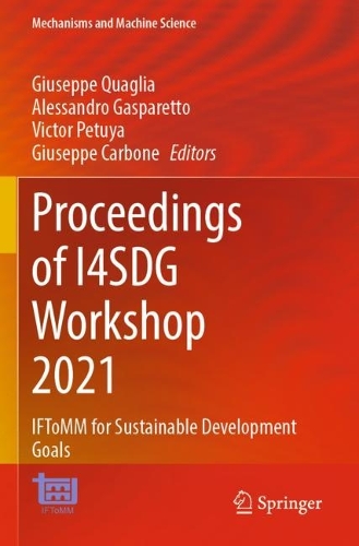 Proceedings of I4SDG Workshop 2021: IFToMM for Sustainable Development Goals. 2022 ed.
