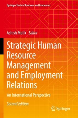 Strategic Human Resource Management and Employment Relations: An International Perspective. Second Edition 2022
