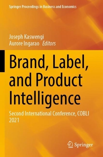 Brand, Label, and Product Intelligence: Second International Conference, COBLI 2021. 2022 ed.