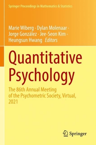 Quantitative Psychology: The 86th Annual Meeting of the Psychometric Society, Virtual, 2021. 2022 ed.