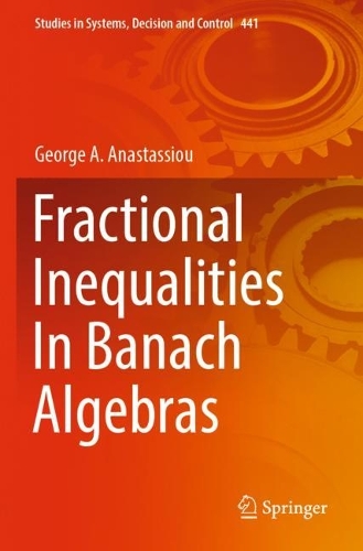 Fractional Inequalities In Banach Algebras.