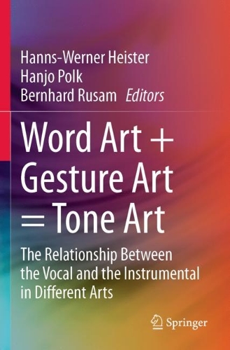 Word Art + Gesture Art = Tone Art: The Relationship Between the Vocal and the Instrumental in Different Arts. 2023 ed.
