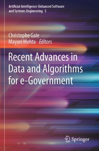 Recent Advances in Data and Algorithms for e-Government. 2023 ed.