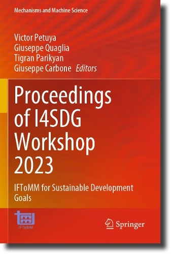 Proceedings of I4SDG Workshop 2023: IFToMM for Sustainable Development Goals. 2023 ed.