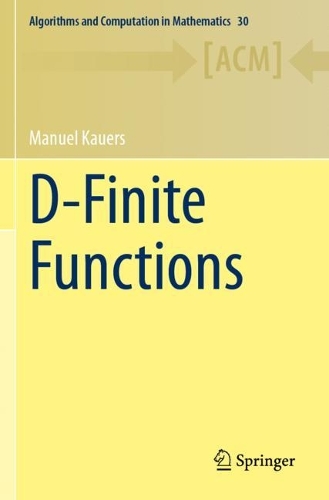 D-Finite Functions.