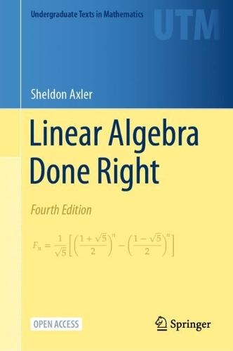 Linear Algebra Done Right.