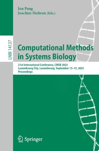 Computational Methods in Systems Biology: 21st International Conference, CMSB 2023, Luxembourg City, Luxembourg, September 13-15, 2023, Proceedings. 1st ed. 2023