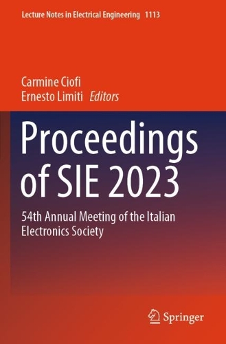 Proceedings of SIE 2023: 54th Annual Meeting of the Italian Electronics Society.