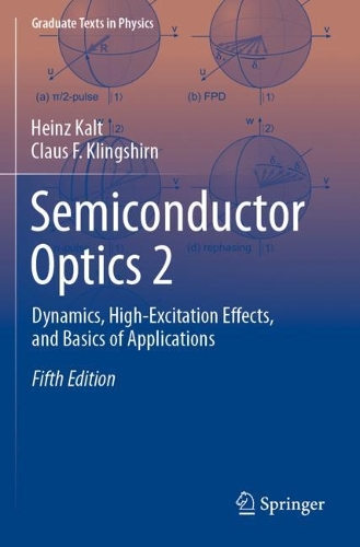Semiconductor Optics 2: Dynamics, High-Excitation Effects, and Basics of Applications. Fifth Edition 2024