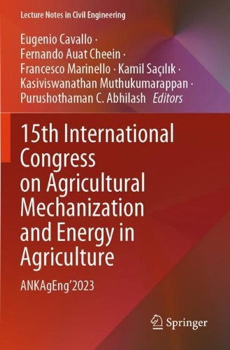 15th International Congress on Agricultural Mechanization and Energy in Agriculture: ANKAgEng'2023.