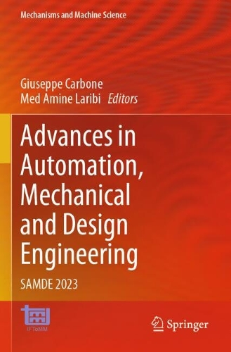 Advances in Automation, Mechanical and Design Engineering: SAMDE 2023.