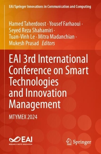 EAI 3rd International Conference on Smart Technologies and Innovation Management: MTYMEX 2024.