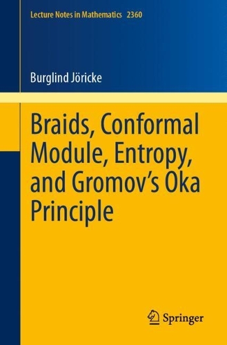 Braids, Conformal Module, Entropy, and Gromov's Oka Principle.