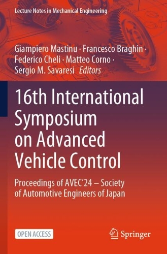 16th International Symposium on Advanced Vehicle Control: Proceedings of AVEC'24 - Society of Automotive Engineers of Japan.