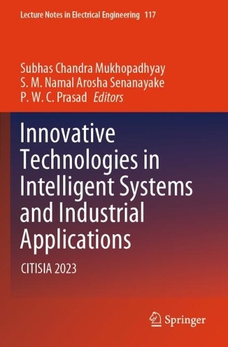 Innovative Technologies in Intelligent Systems and Industrial Applications: CITISIA 2023.
