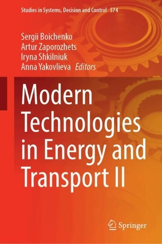 Modern Technologies in Energy and Transport II. 2024 ed.