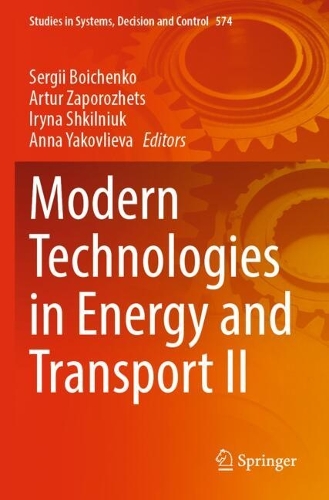 Modern Technologies in Energy and Transport II.