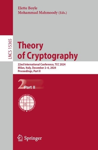 Theory of Cryptography: 22nd International Conference, TCC 2024, Milan, Italy, December 2-6, 2024, Proceedings, Part II.