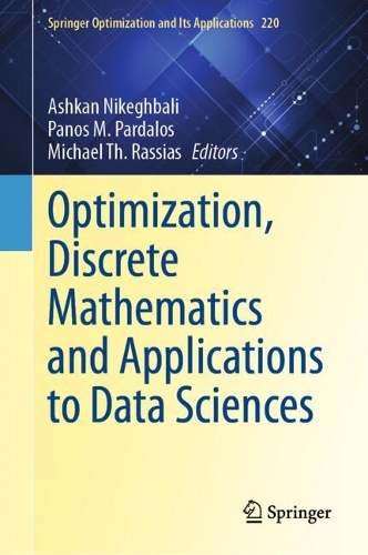 Optimization, Discrete Mathematics and Applications to Data Sciences.