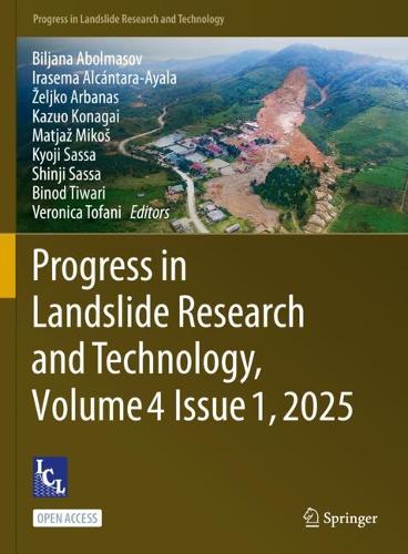 Progress in Landslide Research and Technology, Volume 4 Issue 1, 2025.