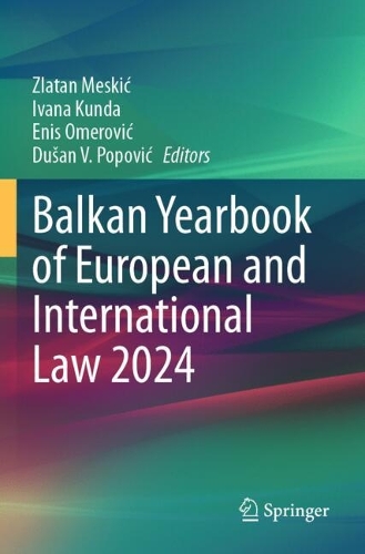 Balkan Yearbook of European and International Law 2024.